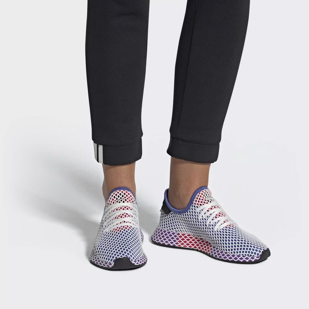 Adidas Deerupt Runner Tenis Morados Para Mujer (MX-17408)